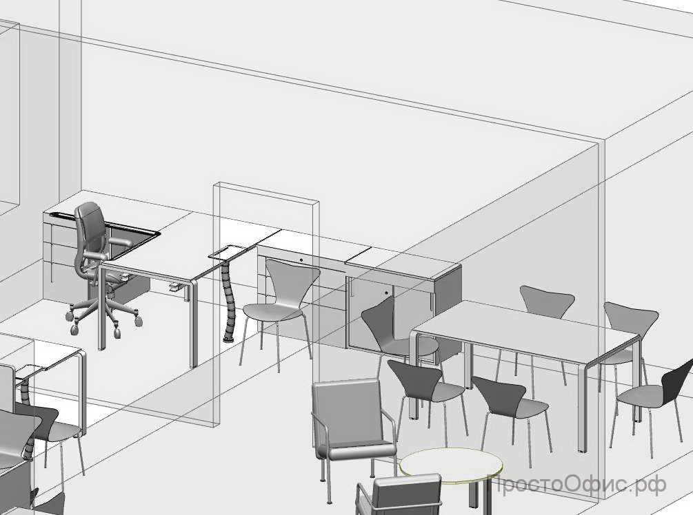 Дизайн проект офиса - Рекламное агентство полного цикла, г. Екатеринбург